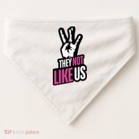 They Not Like Us USA-Made Doggie Bandana thumb 0