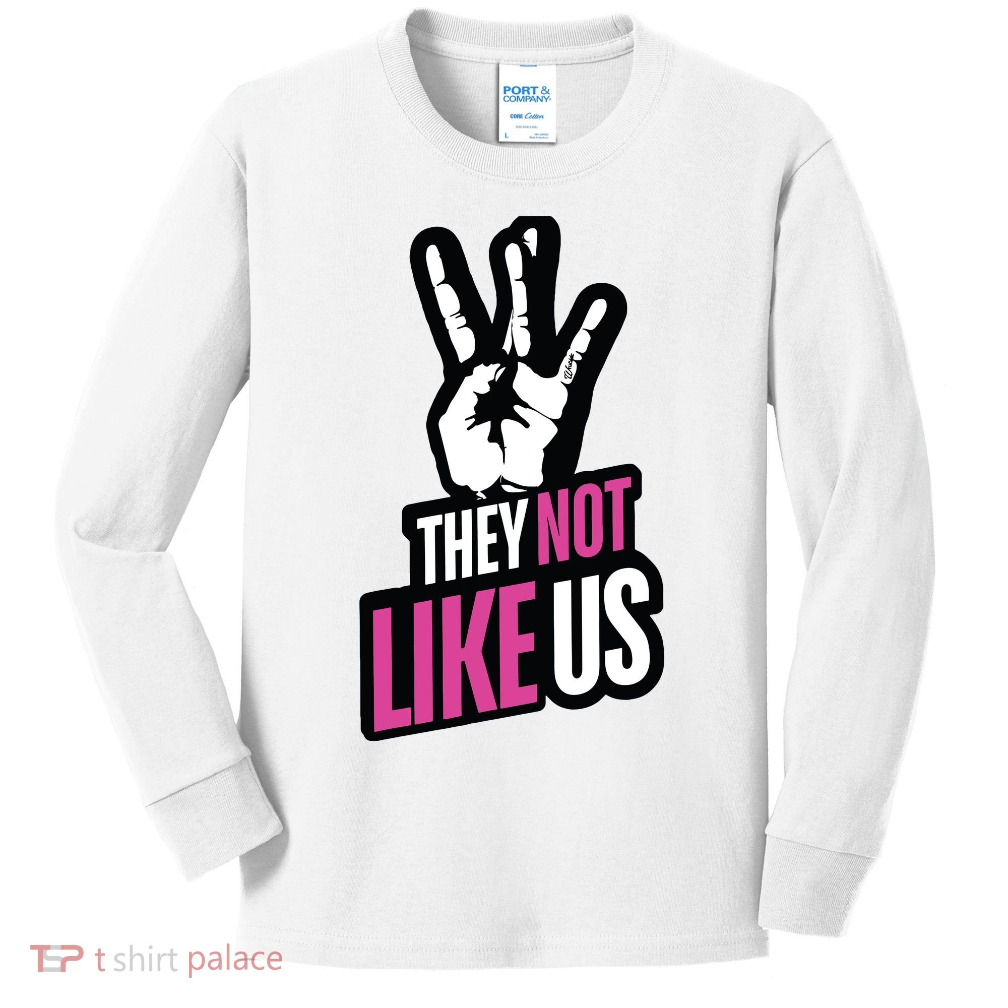 They Not Like Us Kids Long Sleeve Shirt