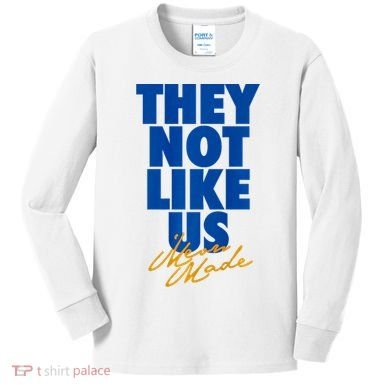 They Not Like Us Simeon Kids Long Sleeve Shirt
