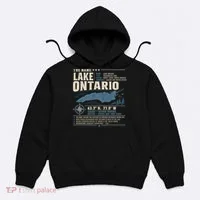 The Name Lake Ontario Coordinates Hoodie thumb 0