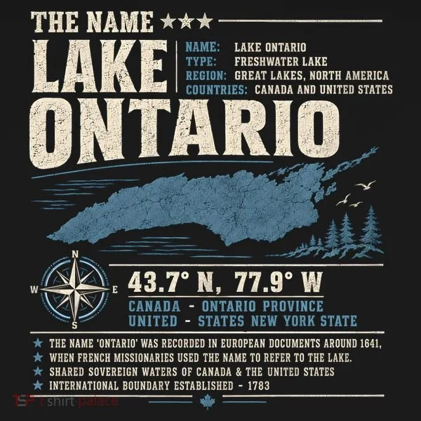 The Name Lake Ontario Coordinates Button