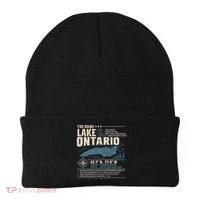 The Name Lake Ontario Coordinates Beanie thumb 0