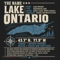 The Name Lake Ontario Coordinates Hat thumb 2