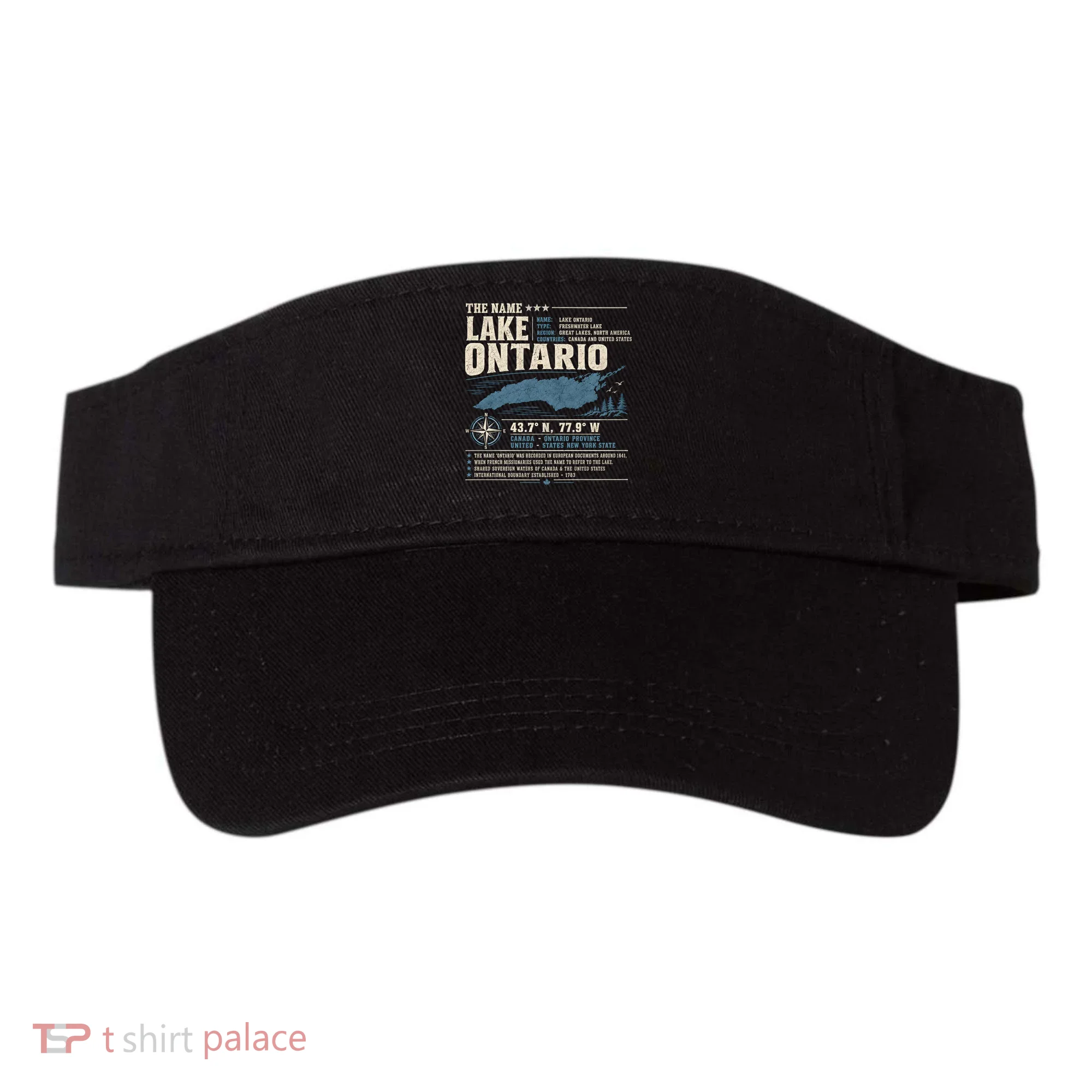 The Name Lake Ontario Coordinates Visor