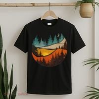 Trees Nature Mountains Adventure Outdoor Wildlife Forest T-Shirt thumb 2
