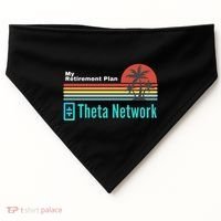 Theta Network My Retirement Plan Blockchain Crypto DeFi USA-Made Doggie Bandana thumb 0