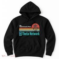 Theta Network My Retirement Plan Blockchain Crypto DeFi Hoodie thumb 0