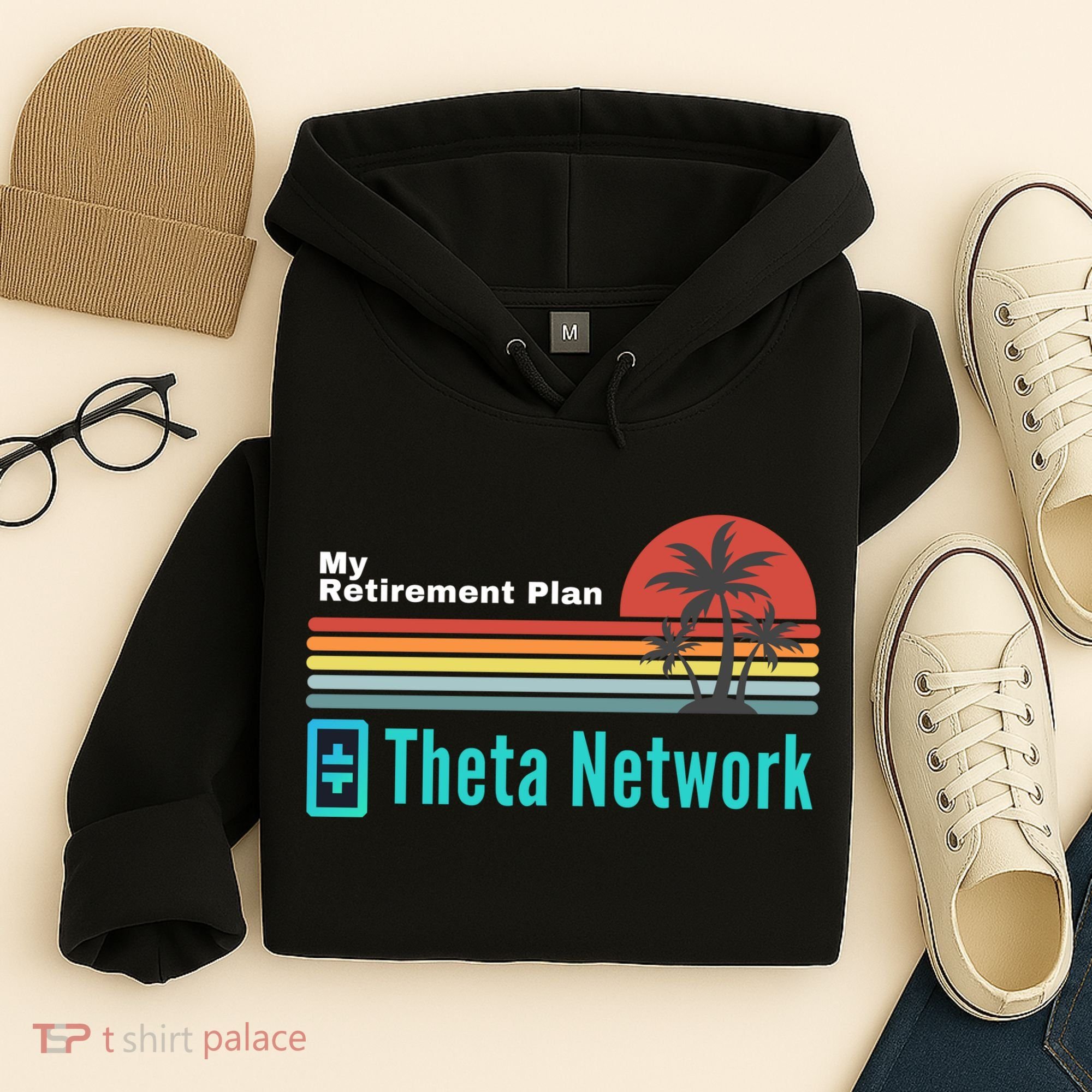 Theta Network My Retirement Plan Blockchain Crypto DeFi Hoodie