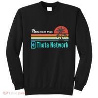 Theta Network My Retirement Plan Blockchain Crypto DeFi Sweatshirt thumb 0