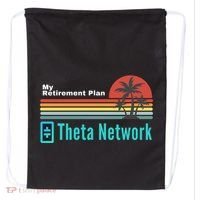 Theta Network My Retirement Plan Blockchain Crypto DeFi Drawstring Bag thumb 0