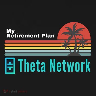 Theta Network My Retirement Plan Blockchain Crypto DeFi Drawstring Bag