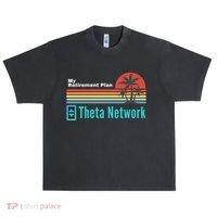 Theta Network My Retirement Plan Blockchain Crypto DeFi Urban Oversized Heavyweight T-Shirt thumb 0