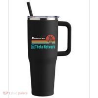 Theta Network My Retirement Plan Blockchain Crypto DeFi 40oz Vacuum Insulated Stainless Steel Travel Tumbler thumb 0