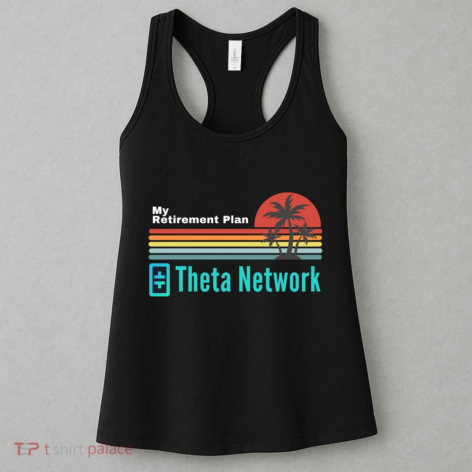 Theta Network My Retirement Plan Blockchain Crypto DeFi Women's Tank Top