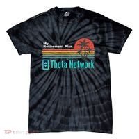 Theta Network My Retirement Plan Blockchain Crypto DeFi Tie-Dye T-Shirt thumb 0