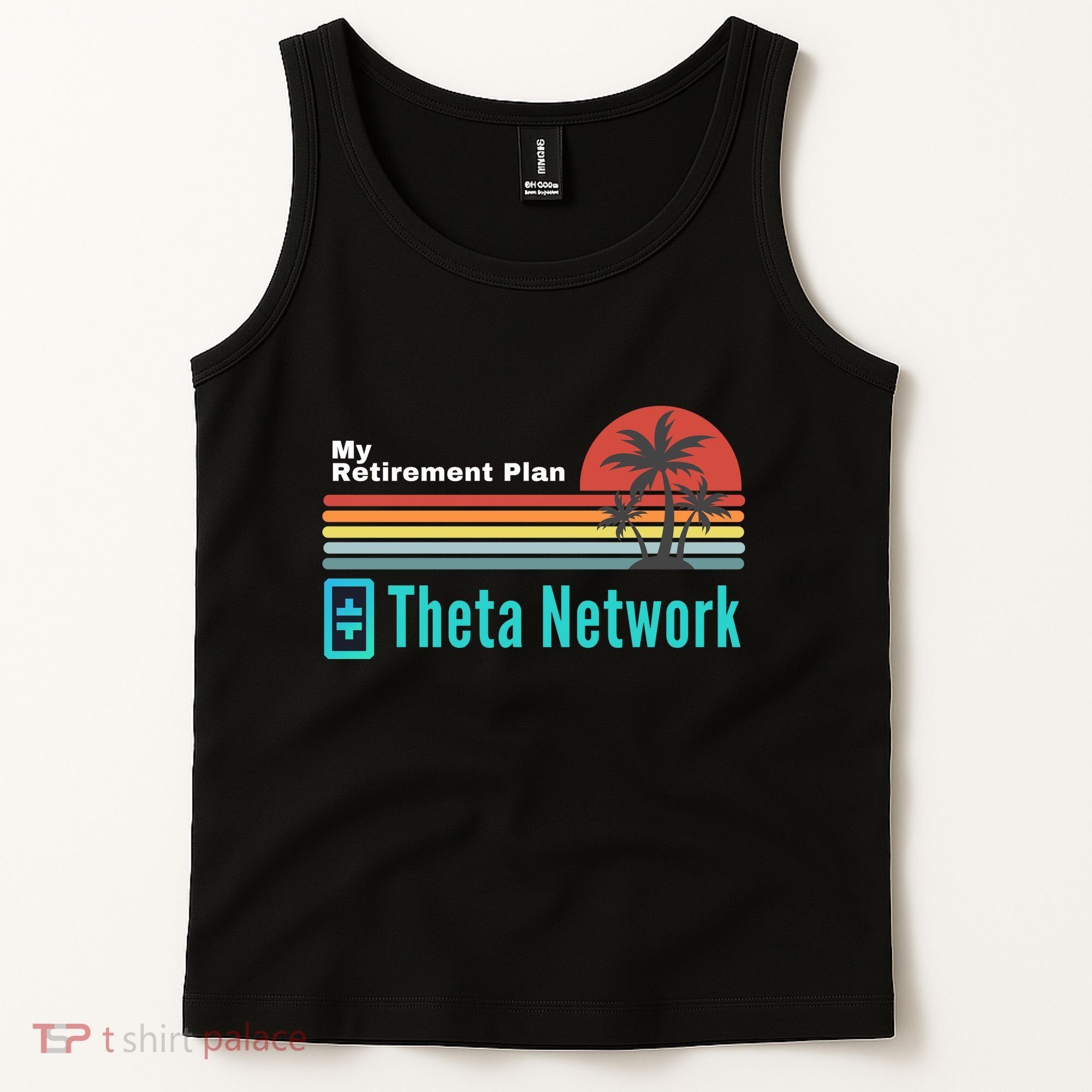 Theta Network My Retirement Plan Blockchain Crypto DeFi Tank Top