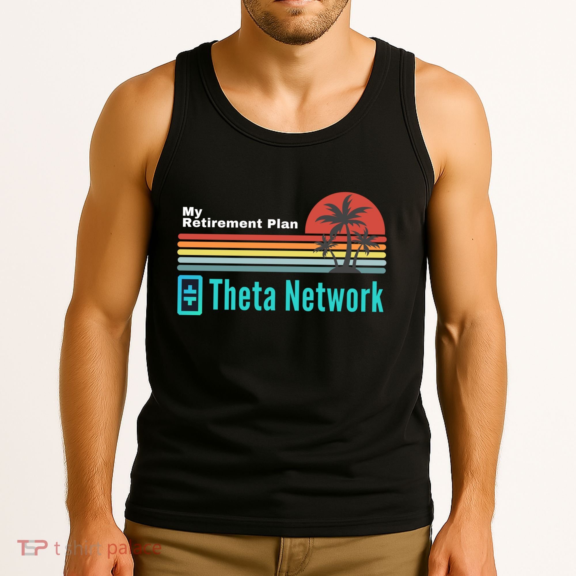 Theta Network My Retirement Plan Blockchain Crypto DeFi Tank Top