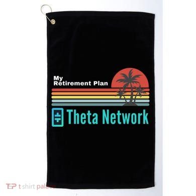 Theta Network My Retirement Plan Blockchain Crypto DeFi Golf Towel
