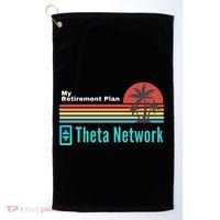 Theta Network My Retirement Plan Blockchain Crypto DeFi Golf Towel thumb 0