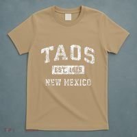 Taos New Mexico Nm Vintage Established T-Shirt thumb 5