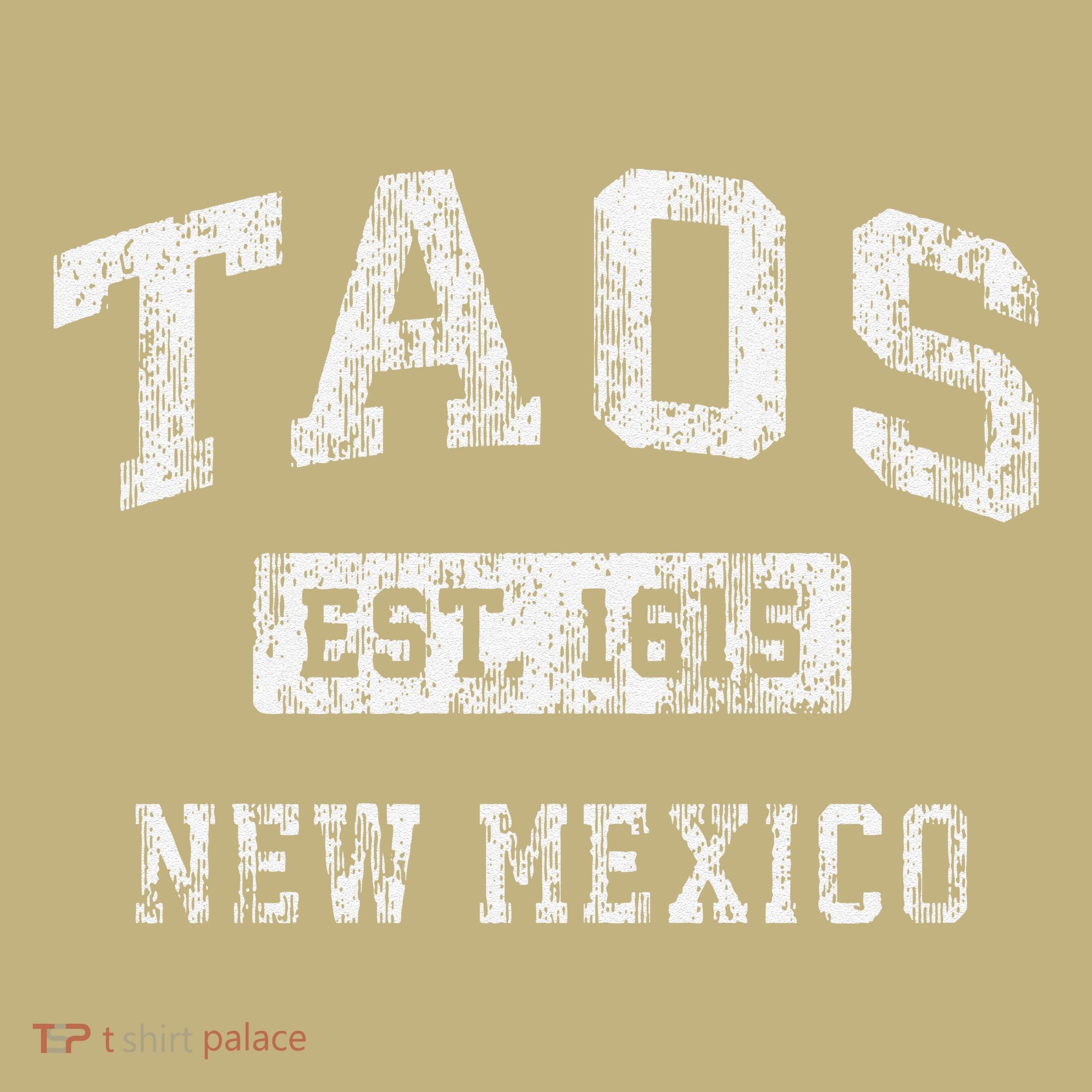 Taos New Mexico Nm Vintage Established T-Shirt