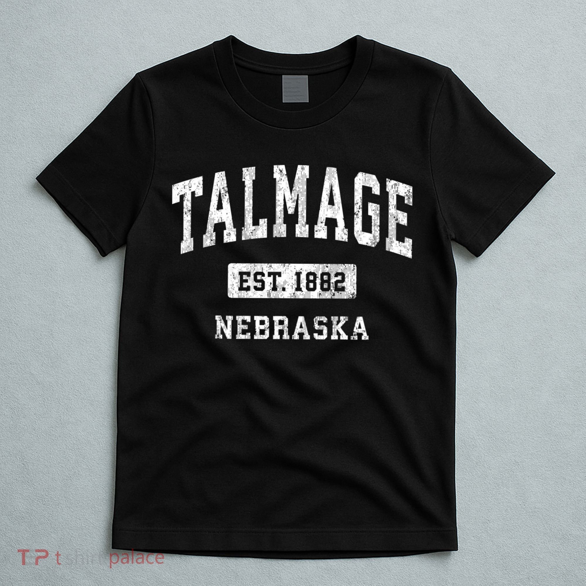 Talmage Nebraska Ne Vintage Athletic Sports T-Shirt