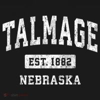 Talmage Nebraska Ne Vintage Athletic Sports T-Shirt thumb 7