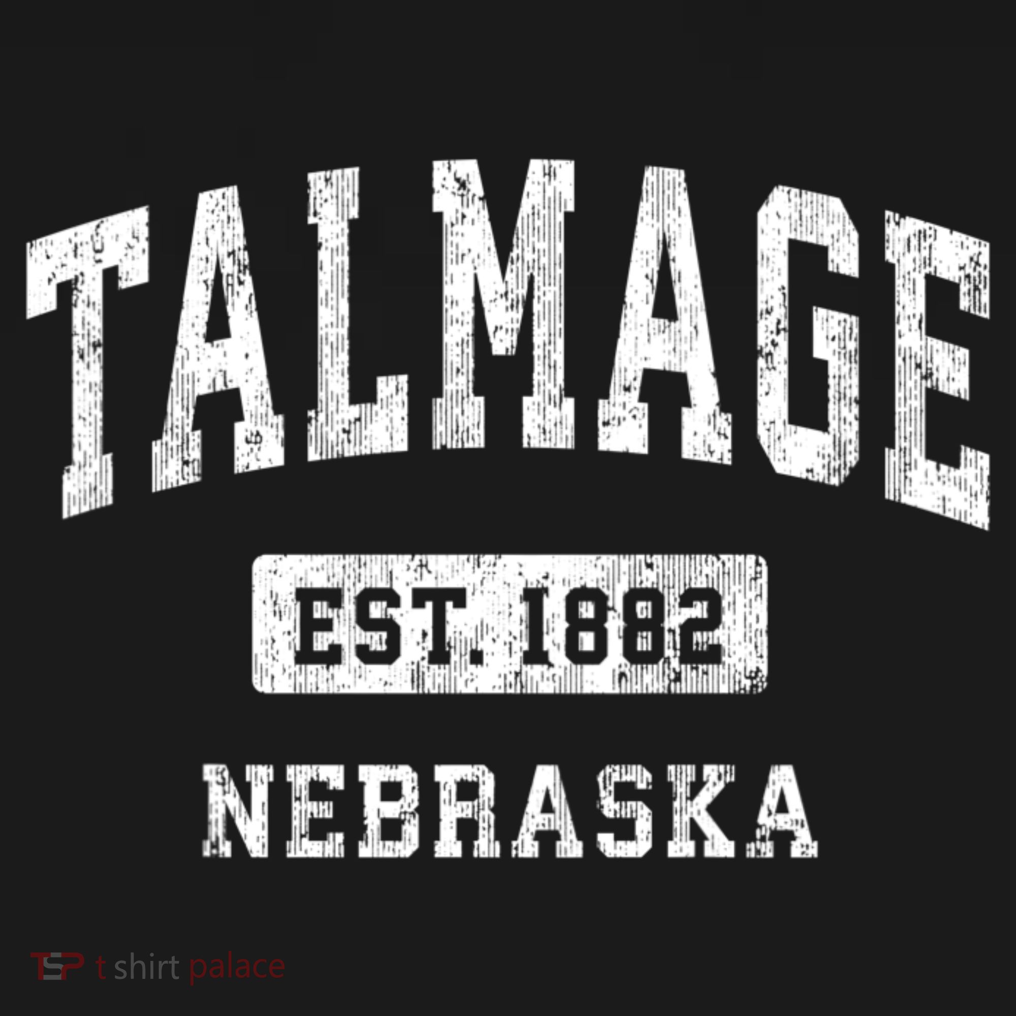 Talmage Nebraska Ne Vintage Athletic Sports T-Shirt