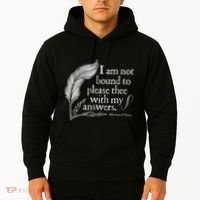 Theatre Nerd Not Bound To Please Thee Gift Shakespeare Hoodie thumb 2