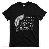 Theatre Nerd Not Bound To Please Thee Gift Shakespeare T-Shirt thumb 0