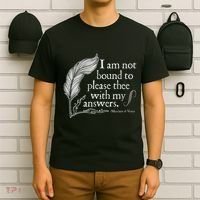 Theatre Nerd Not Bound To Please Thee Gift Shakespeare T-Shirt thumb 6