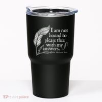 Theatre Nerd Not Bound To Please Thee Gift Shakespeare Tumbler thumb 0