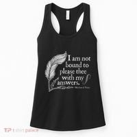 Theatre Nerd Not Bound To Please Thee Gift Shakespeare Women's Tank Top thumb 0