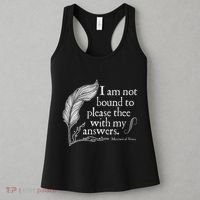 Theatre Nerd Not Bound To Please Thee Gift Shakespeare Women's Tank Top thumb 3