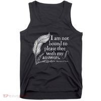 Theatre Nerd Not Bound To Please Thee Gift Shakespeare Tank Top thumb 0