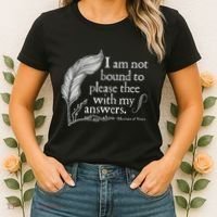 Theatre Nerd Not Bound To Please Thee Gift Shakespeare Women's T-Shirt thumb 2