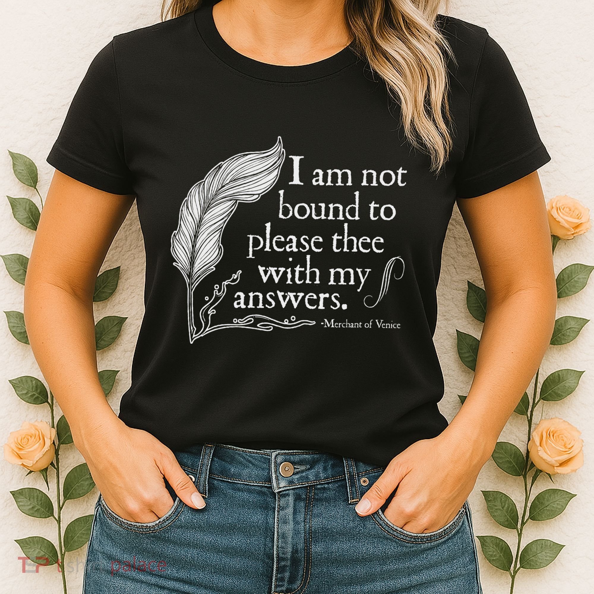 Theatre Nerd Not Bound To Please Thee Gift Shakespeare Women's T-Shirt