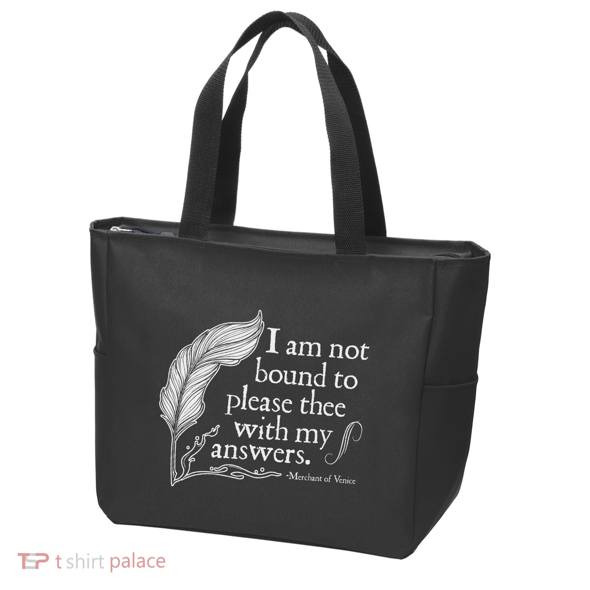 Theatre Nerd Not Bound To Please Thee Gift Shakespeare Tote Bag