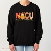 Thanksgiving Nicu Nurse Caring For The Cutest Little Turkey Women's Sweatshirt thumb 0