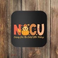 Thanksgiving Nicu Nurse Caring For The Cutest Little Turkey Coaster thumb 0