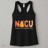 Thanksgiving Nicu Nurse Caring For The Cutest Little Turkey Women's Tank Top thumb 3