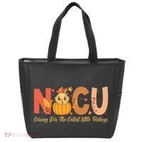 Thanksgiving Nicu Nurse Caring For The Cutest Little Turkey Tote Bag thumb 0