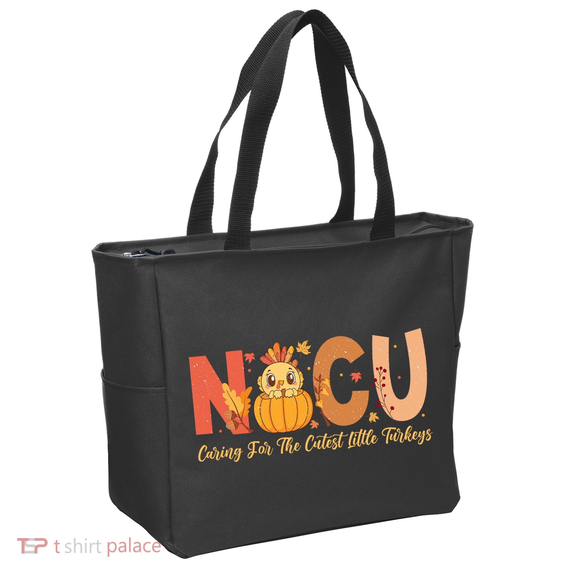 Thanksgiving Nicu Nurse Caring For The Cutest Little Turkey Tote Bag
