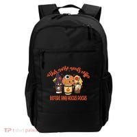 This Nurse Needs Coffee Funny Halloween Graphic Plus Size Backpack thumb 0