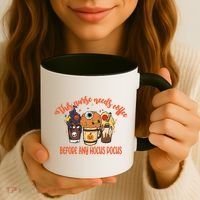 This Nurse Needs Coffee Funny Halloween Graphic Plus Size Coffee Mug thumb 3