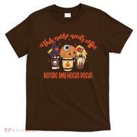 This Nurse Needs Coffee Funny Halloween Graphic Plus Size T-Shirt thumb 0