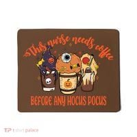 This Nurse Needs Coffee Funny Halloween Graphic Plus Size Mousepad thumb 0