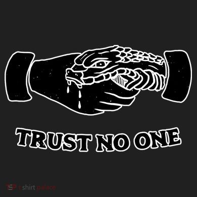 Trust No One Shake Hands With A Snake Comfort Colors T-Shirt