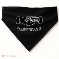 Trust No One Shake Hands With A Snake USA-Made Doggie Bandana thumb 0