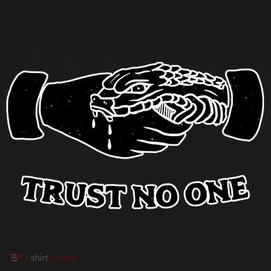 Trust No One Shake Hands With A Snake Long Sleeve Shirt